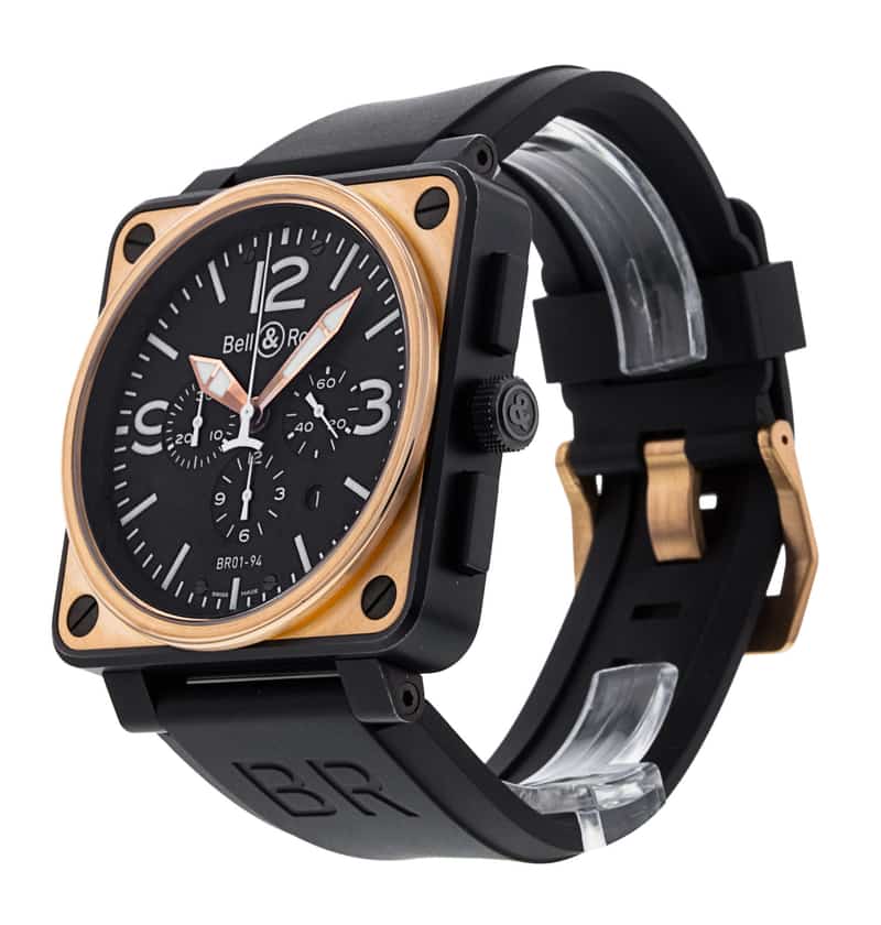 Bell and Ross BR01-94 Chronograph Pink Gold & Carbon